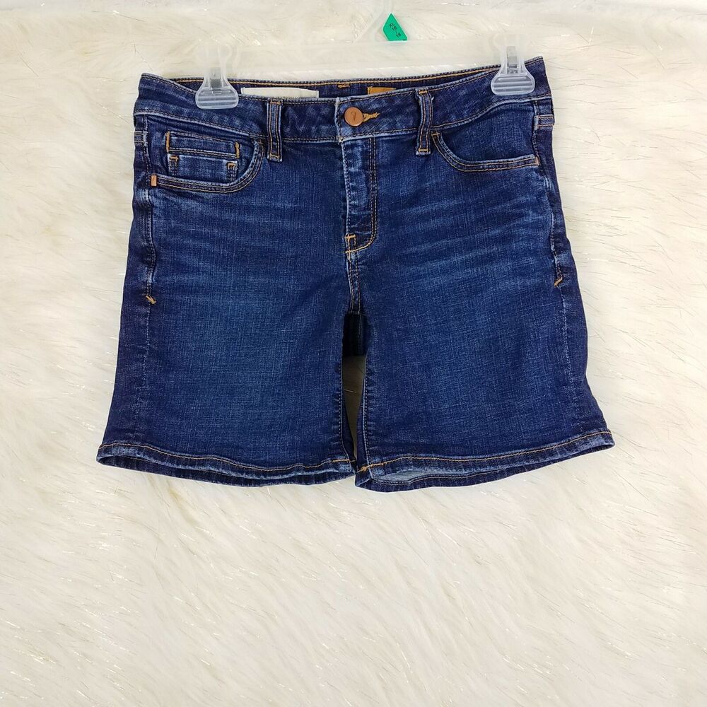 Pilcro and the Letterpress Women's Size 25 Blue Denim Capri Jeans Shorts Anthro